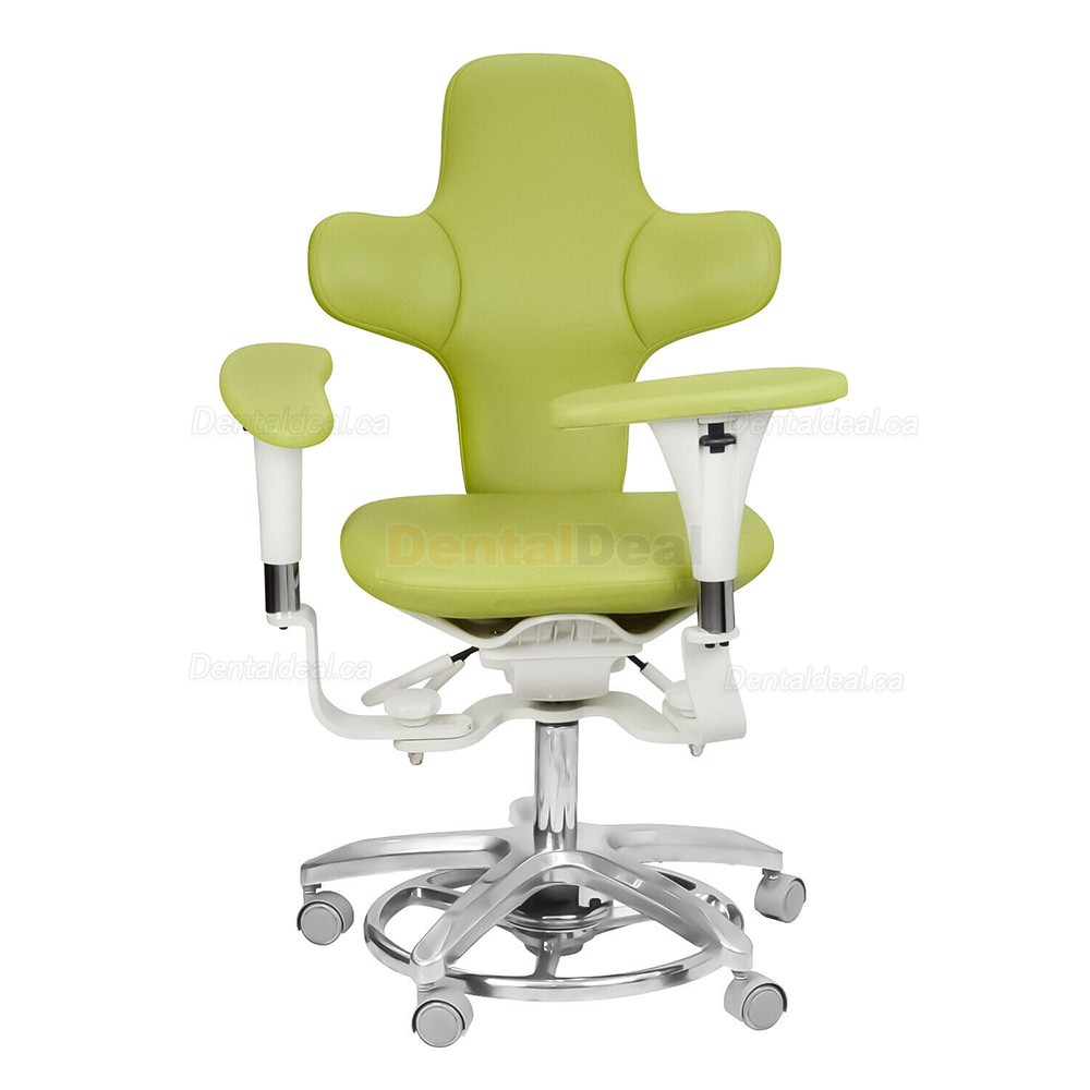 QY-MDS-E3 Dental Microscope Operator Stool Ergonomic Dentist Surgeon Stool PU Leather